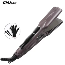 CHJ салон Профессиональный Выпрямитель для волос влажный и сухой Электрический инструмент для укладки волос плавающий 2 дюйма Керамические пластины плоский Утюг
