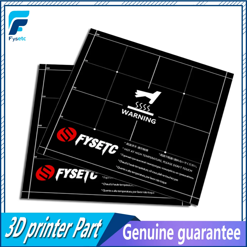 الحرارة الساخن السرير ملصقا تنسيق مطبوعة 220x220mm سطح بناء ورقة لوحة ل Anet A6 A8 الرتيلاء اندر 5 3D طابعة أجزاء