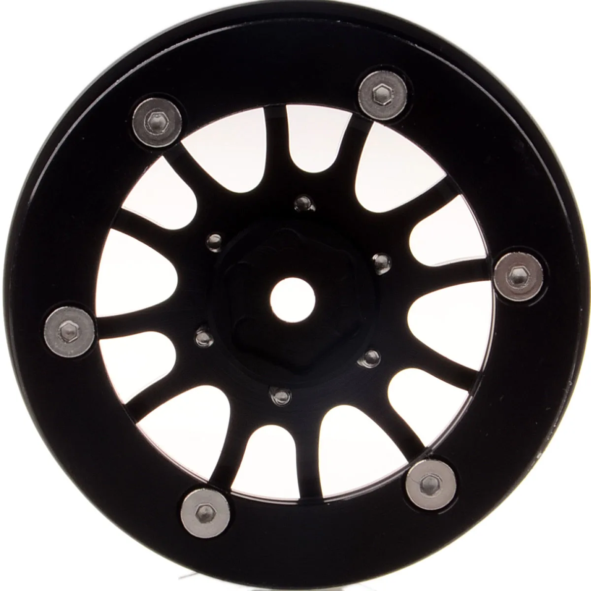 RC 4xAluminum 1 9 &quotBeadlock обод колеса для 1/10 Рок Гусеничный осевой 1051 SCX10 D90|beadlock wheels|beadlock