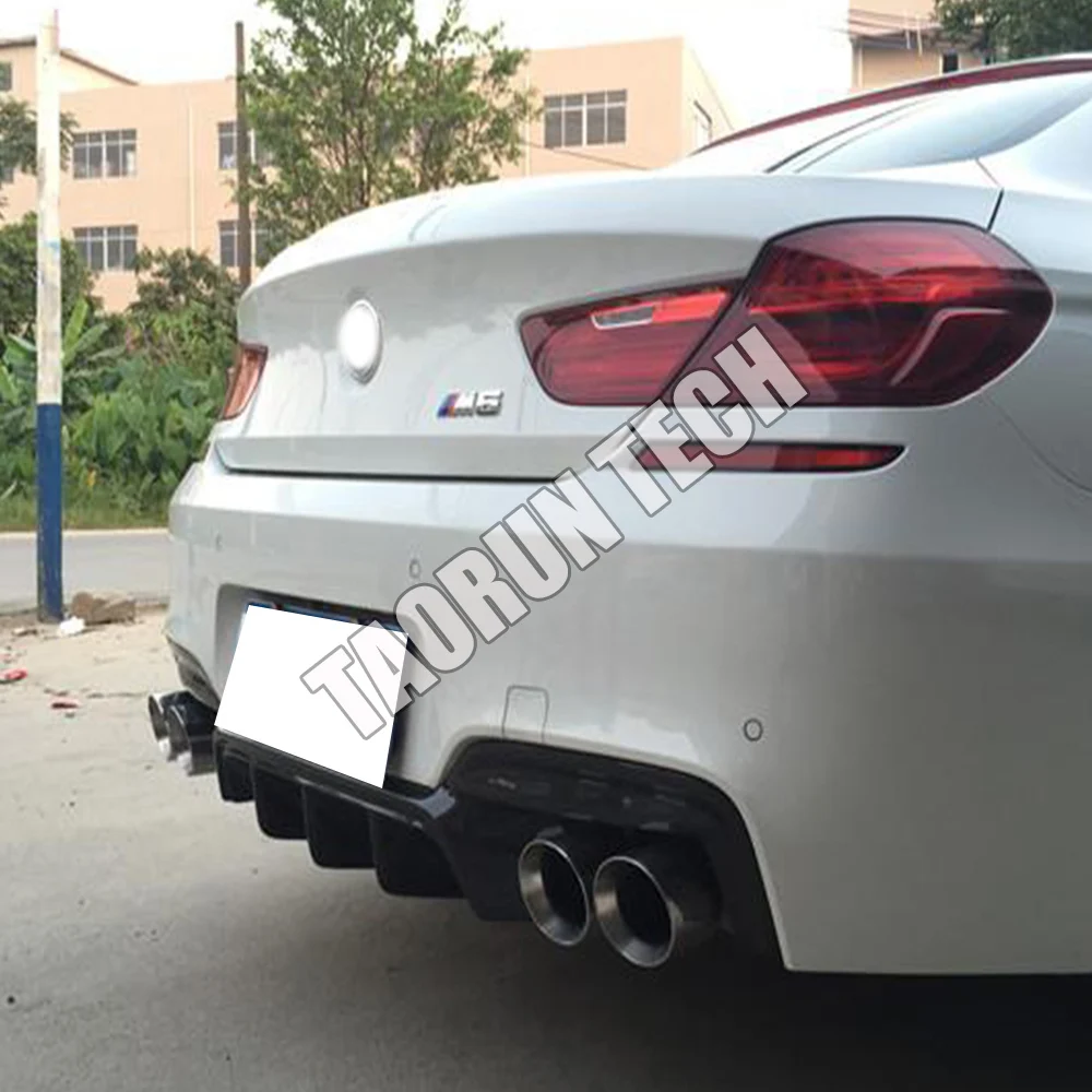 F06 F12 F13 M6 задний диффузор из углеродного волокна для BMW F06 F12 F13 640i 650i M-tech M-Sport& M6 бампер 2012