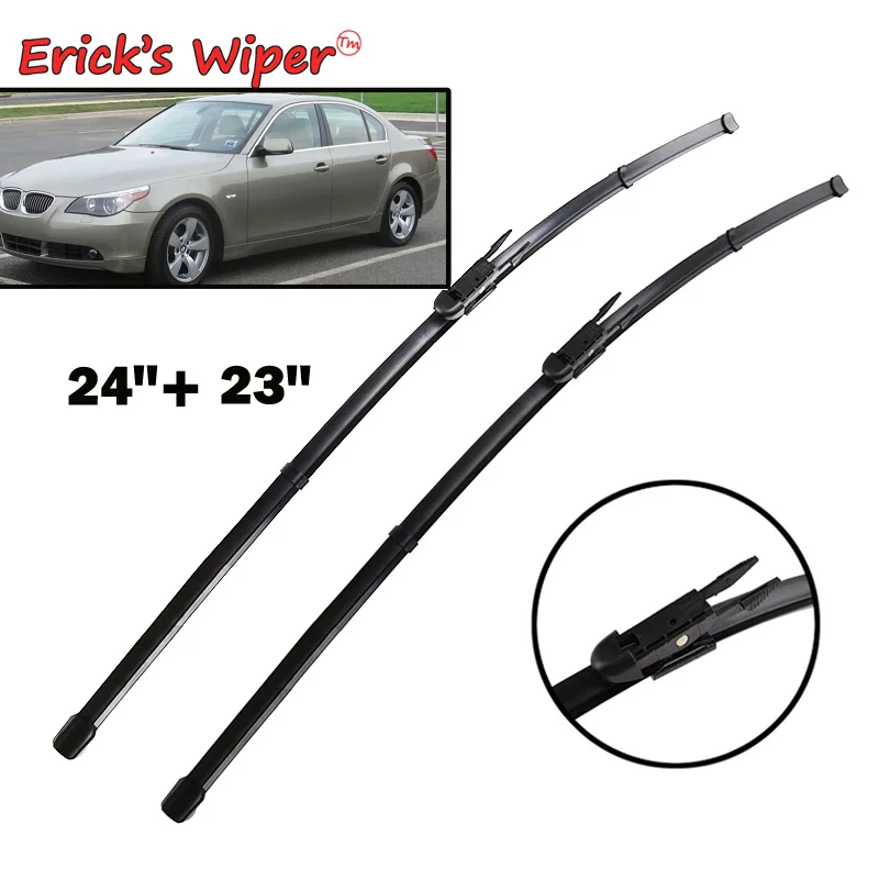 

Erick's Wiper Front Wiper Blades For BMW 5 Series E60 E61 2003 - 2010 Windshield Windscreen Front Window 24"+23"