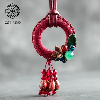 

Leather Flower Jewelry for Women Long Necklace Chokers necklaces & pendants Bohemia jewellery suspension 2020 New Arrival Colors