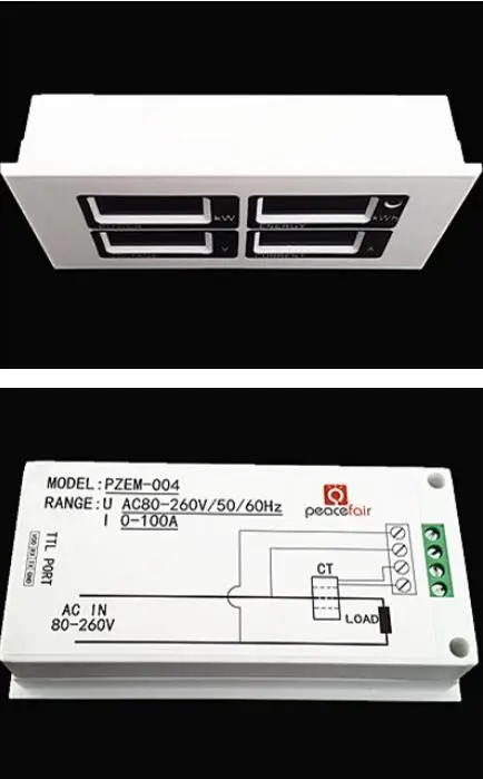 100A AC 110V 220V цифровой светодиодный Мощность измеритель Напряжение кВтч время ватт-Вольтметр Амперметр с трансформатор переменного тока