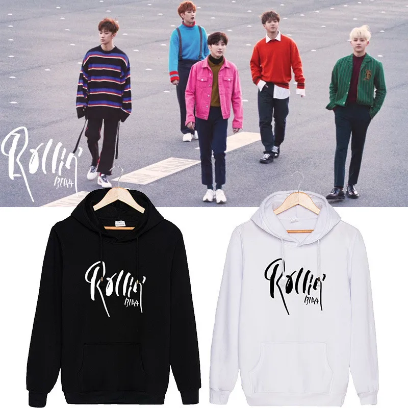 KPOP Корейская мода B1A4 7 й Мини альбом Rollin хлопковые Толстовки шляпа одежда