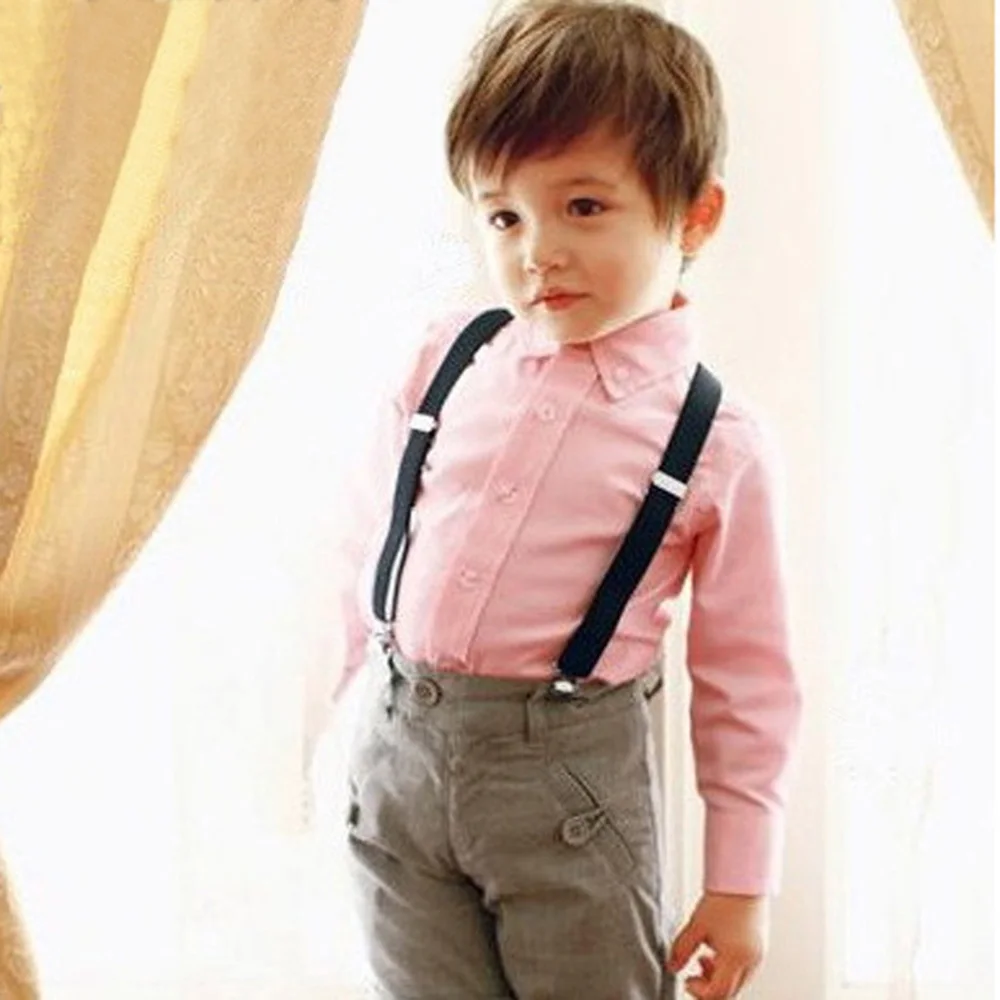 Boys-Girls-Kid-Children-Clip-on-Y-Back-Elastic-Suspenders-Slim-Adjustable-Braces-Tirantes