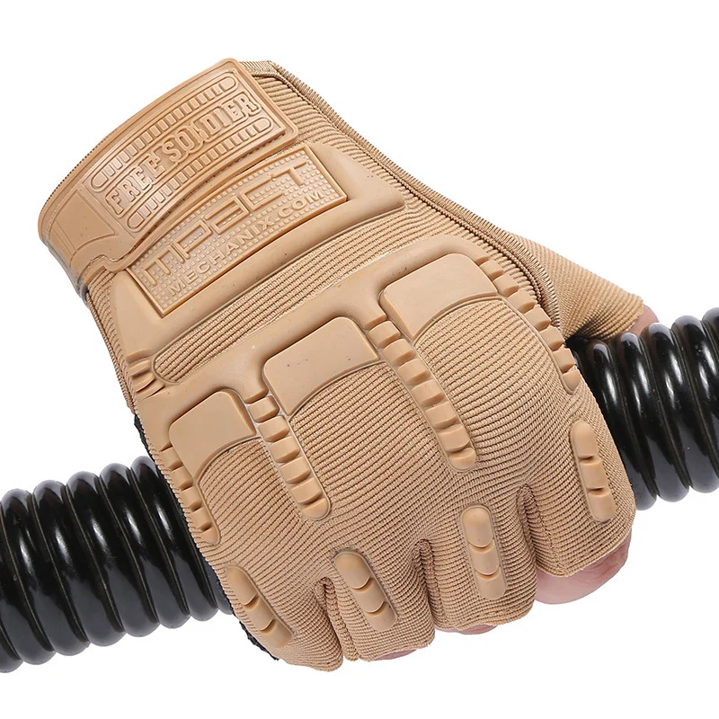 

Tactical Gloves Fingerless Half Finger Military Safety Sports Hunting Glove Hiking Climbing Gloves For Cycling Bike Motorcycle
