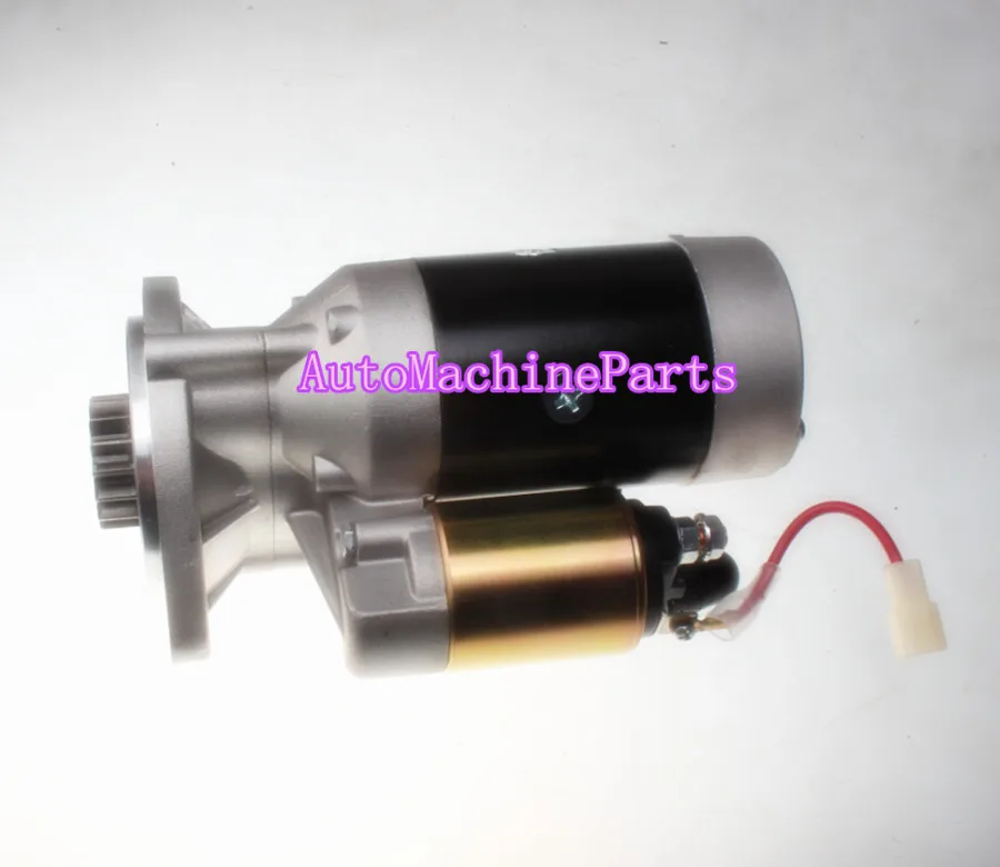 Новый Стартер 129136 77011 для двигателя Yanmar 4TNV88 2005 77011|Детали генератора и аксессуары|