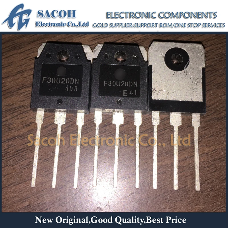 

New Original 10Pcs/Lot FFA30U20DN F30U20DN OR FFA30U40DN F30U40DN TO-3P 30A 200V Ultrafast Recovery Diode