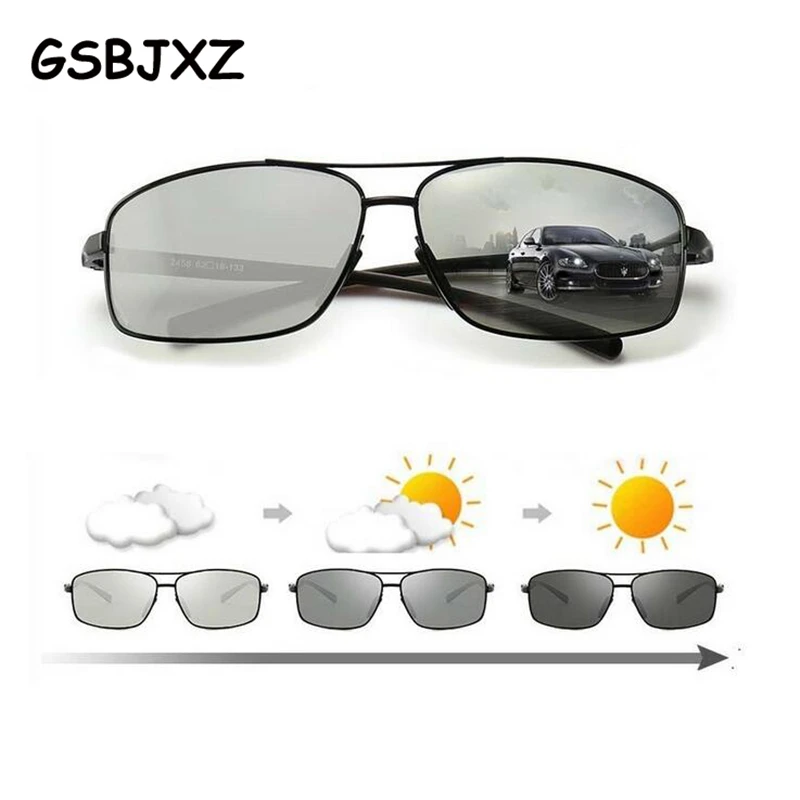 

GSBJXZ Classic Men Pilot Polarized Sunglasses Driving Sunglasses Sun Glasses For Men Male Goggle UV400 Gafas De Sol