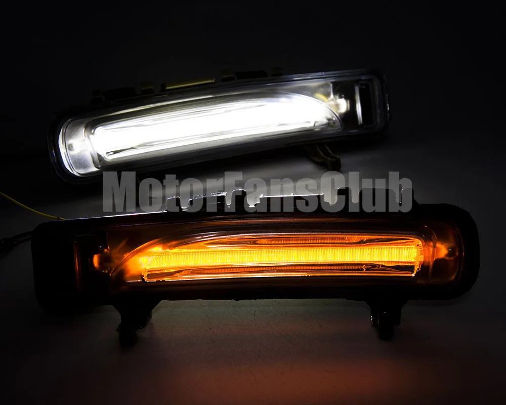 

LED Daytime Running Light For Ford Edge SUV DRL 2011 2012 2013 2014 Turn Signal