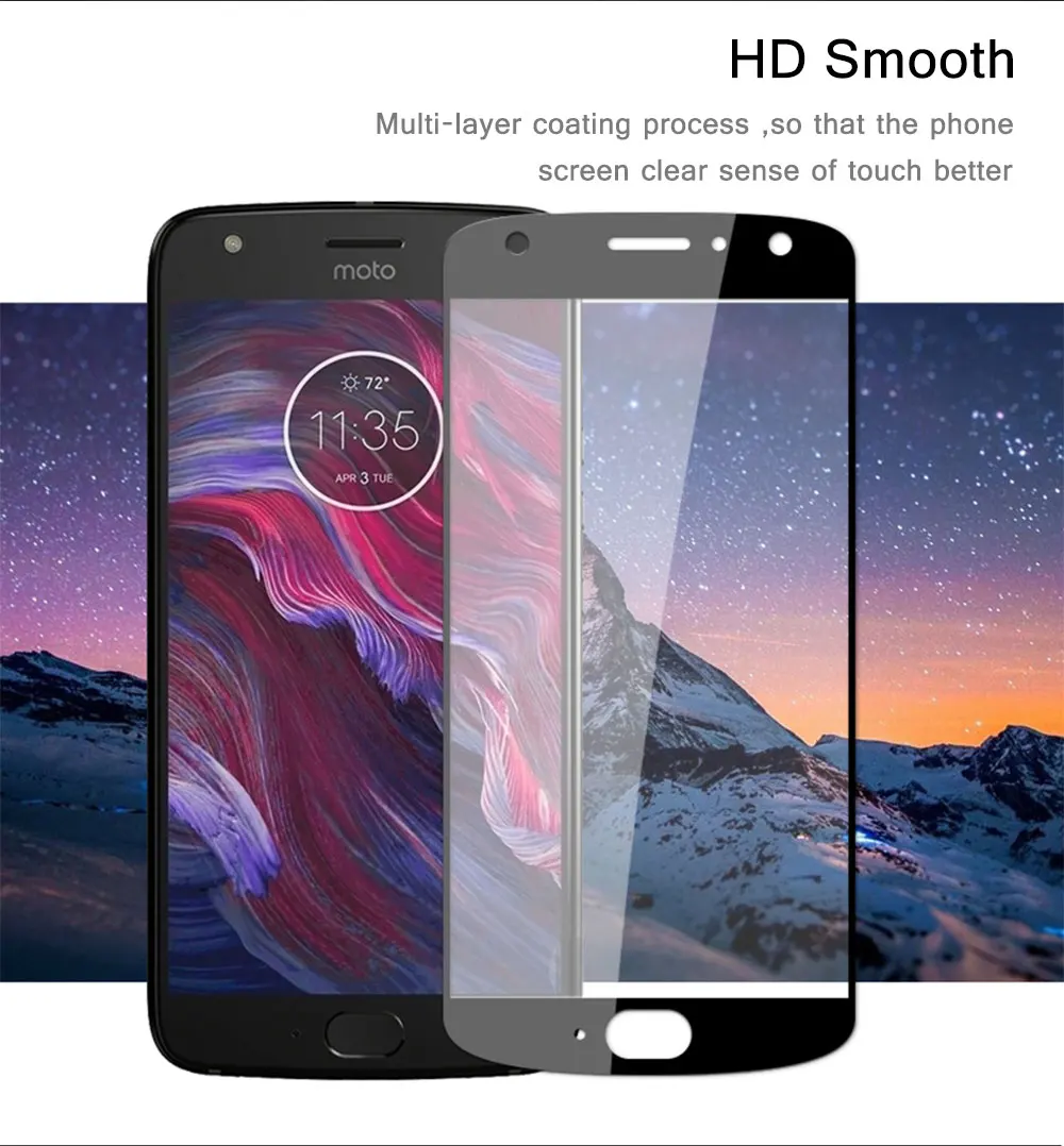 HD полное покрытие закаленное стекло для Motorola Moto E4 плюс экран протектор G6 играть G 6