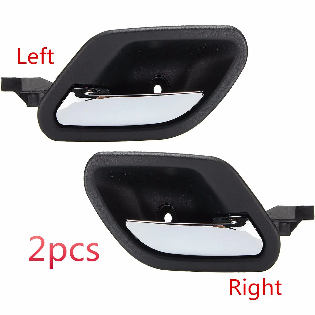 Left Exterior Door Handles Replacement,Left Right Door Handle Inner Door Support Bracket Passenger Side Door Panel Handle,Door Handle Repair Kit for Re/_Nault Clio Megane Sceni