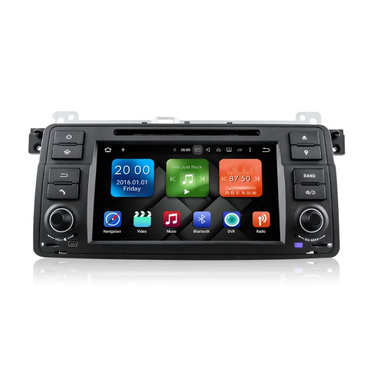 Excellent by DHL 20pcs Car DVD Android 7.1 HD QuadCore 7"  for BMW/E46 M3 car dvd gps for E46 M3 with WIFI Navi Radio Bluetooth Phonelink 3