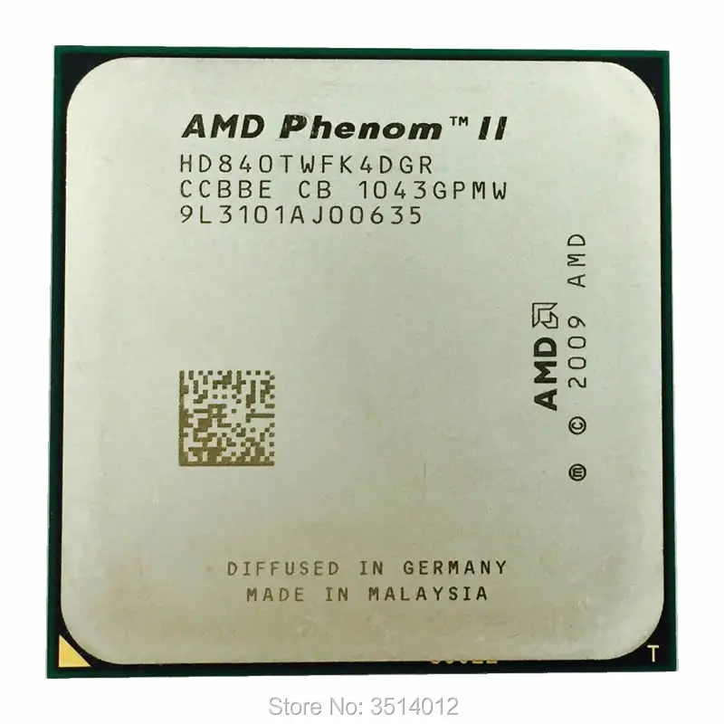 Четырехъядерный процессор AMD Phenom II X4 840T 2 9 GHz HD840TWFK4DGR Socket AM3|socket am3|phenom ii x4amd phenom x4 |