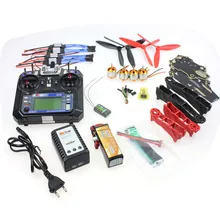 DIY RC Drone Racer Aircraft Parts: CC3D Controller Version Q330 Frame FS-i6 6CH Transmitter Motor ESC F11797-L