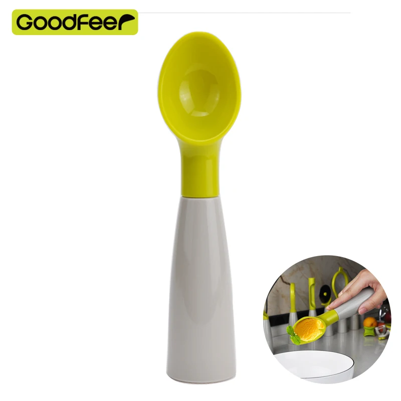 GoodFeer Ice Cream Scoop Colher Sorvete Mashed Potatoes Spoon Kitchen Accessories Fruit Mash Ball | Дом и сад