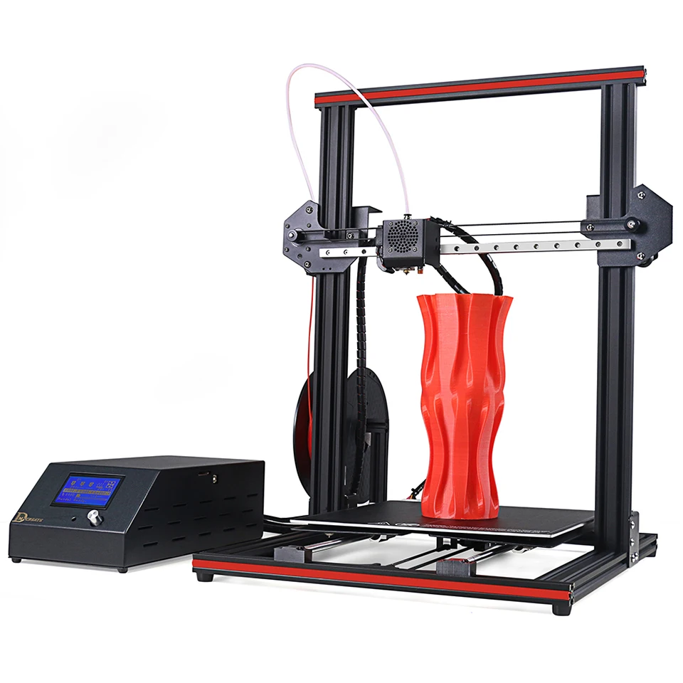

DMSCREATE DP334 3D Printer 300*300*400mm Big Printing Size Full Metal Frame KIT Linear Guide 2 steps install,24V Power supply