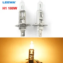 LEEWA 20 штук теплый белый Авто DC 24 V 70 W/100 W H1 альтернатива галогенным лампам, принт грузовика, автобуса, противотуманная фара дальнего света 3000 K# CA1668