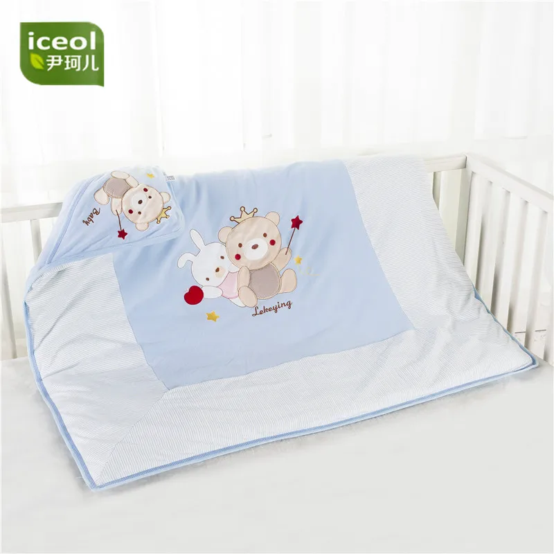 

Cartoon Bear Newborn Baby Bedding Blankets Liner Swaddleme Autumn Thicken Winter Cotton Infant Swaddle 2018 Baby Wrap 100*100cm