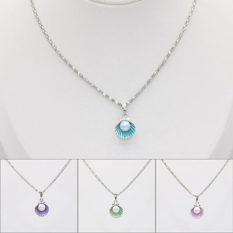 Women Necklace Zinc Alloy Shell Clavicle Chain Pendant for Party Wedding CX17 | Украшения и аксессуары
