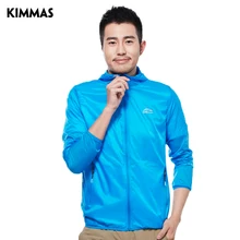 KIMMAS outdoor men’s skin coat 2016 summer sports breathable fast drying skin coat camping outdoor skin wind coat anti uv