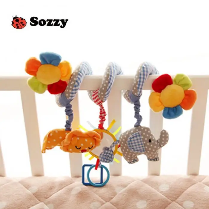 Sozzy многофункциональный музыкальный звезд автомобиль кровать висит колокол детские игрушки развивающие игрушки Погремушки высокое