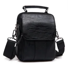 New fashion Men Genuine Leather Bag Natural Cowskin Men Messenger Bags Men's Cowhide Shoulder Crossbody Bag brand women bag genuine leather shoulder bags vintage men crossbody bag designer natural cowhide small square travel bag new