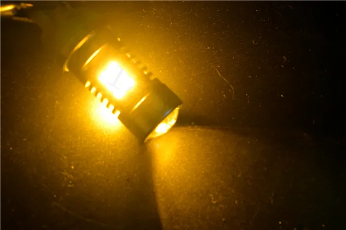2 шт. x 5 Вт No-polar 7443 T20 W21/5 Вт лампа 21 SMD 2835 Светодиодный объектив Автомобильный внешний задний тормоз Задний стояночный 12 В 24 в белый Янтарный красный - Испускаемый цвет: Цвет: желтый