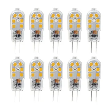 

G4 LED Light Bulb 2W (20W Equivalent) AC/DC 12Volt Bi Pin Base Lamps 20-Pack Led Lamp Small Bulb Low Pressure