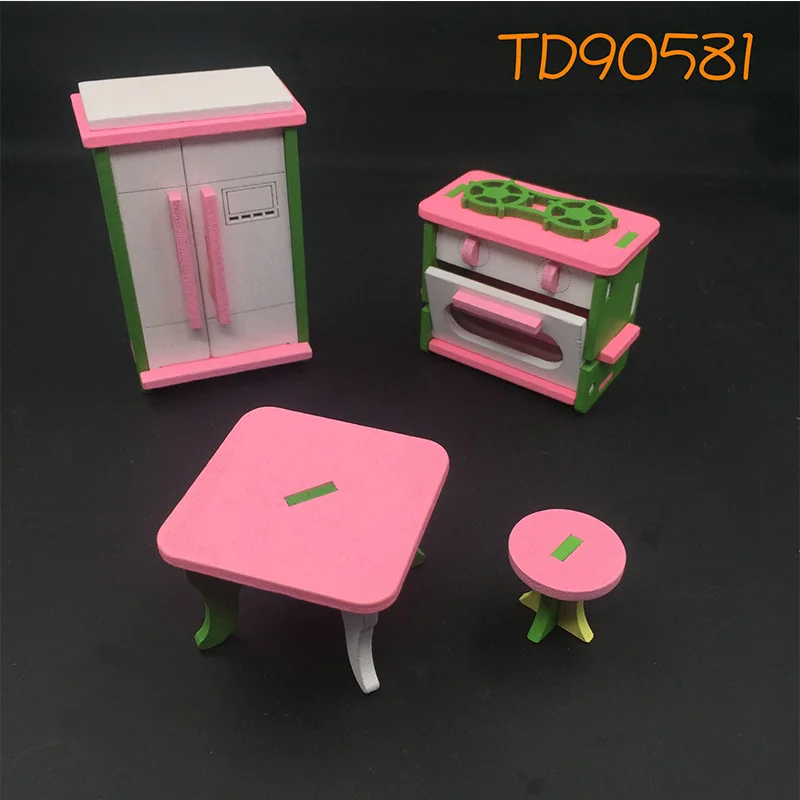 5 шт., мини деревянная кухонная посуда, набор кухонных игрушек, Детский горшок, сковорода для детей, ролевые игры для повара, игрушка для детей, подарок, имитация кухни - Цвет: style9