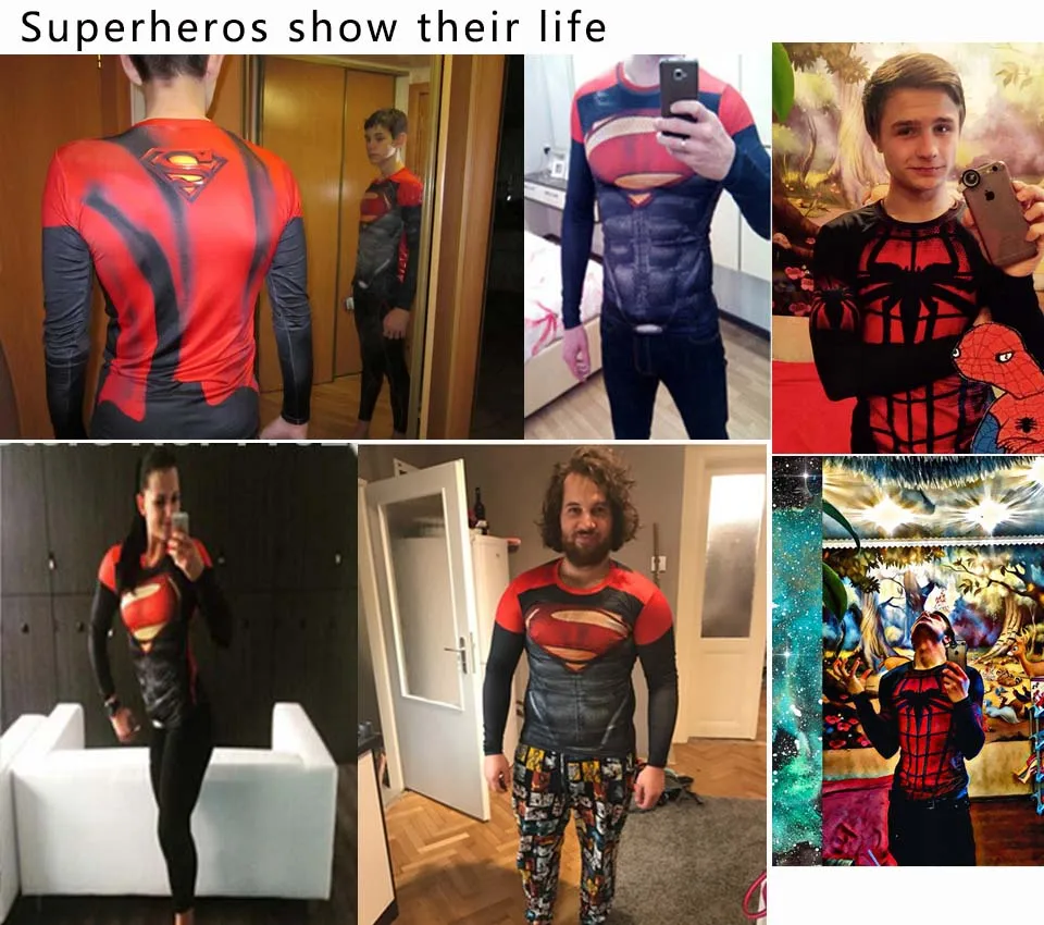 Superheros show their life