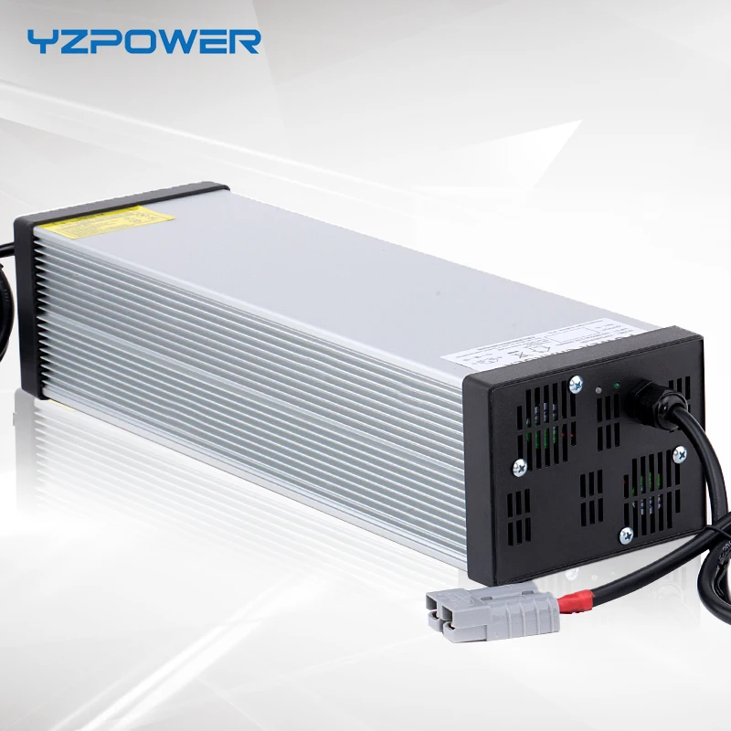 YZPOWER 50,4 V 30A 29A 28A 27A 26A литий-ионная Lipo батарея зарядное устройство для 44,4 V батареи умный и безопасный большой аккумулятор зарядное устройство