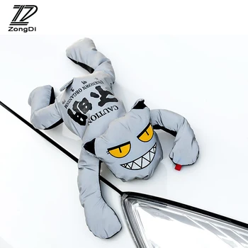 

ZD 1X Car decoration doll Magnetic reflective sticker For Mercedes Benz w203 w211 w204 Mini cooper Alfa Romeo Lifan accessories