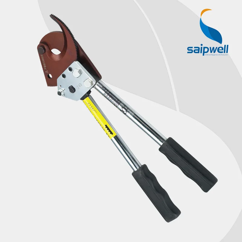 Saipwell J40 Cable Cutting Tool Ratcheting ratchet cable cutter 30mm2