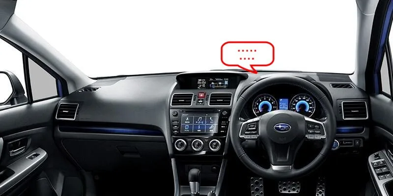 Для Subaru Impreza-Автомобильный дисплей HUD-отражающий информацию об автомобиле на лобовом стекле, чтобы не смотреть вниз на дисплей прибора