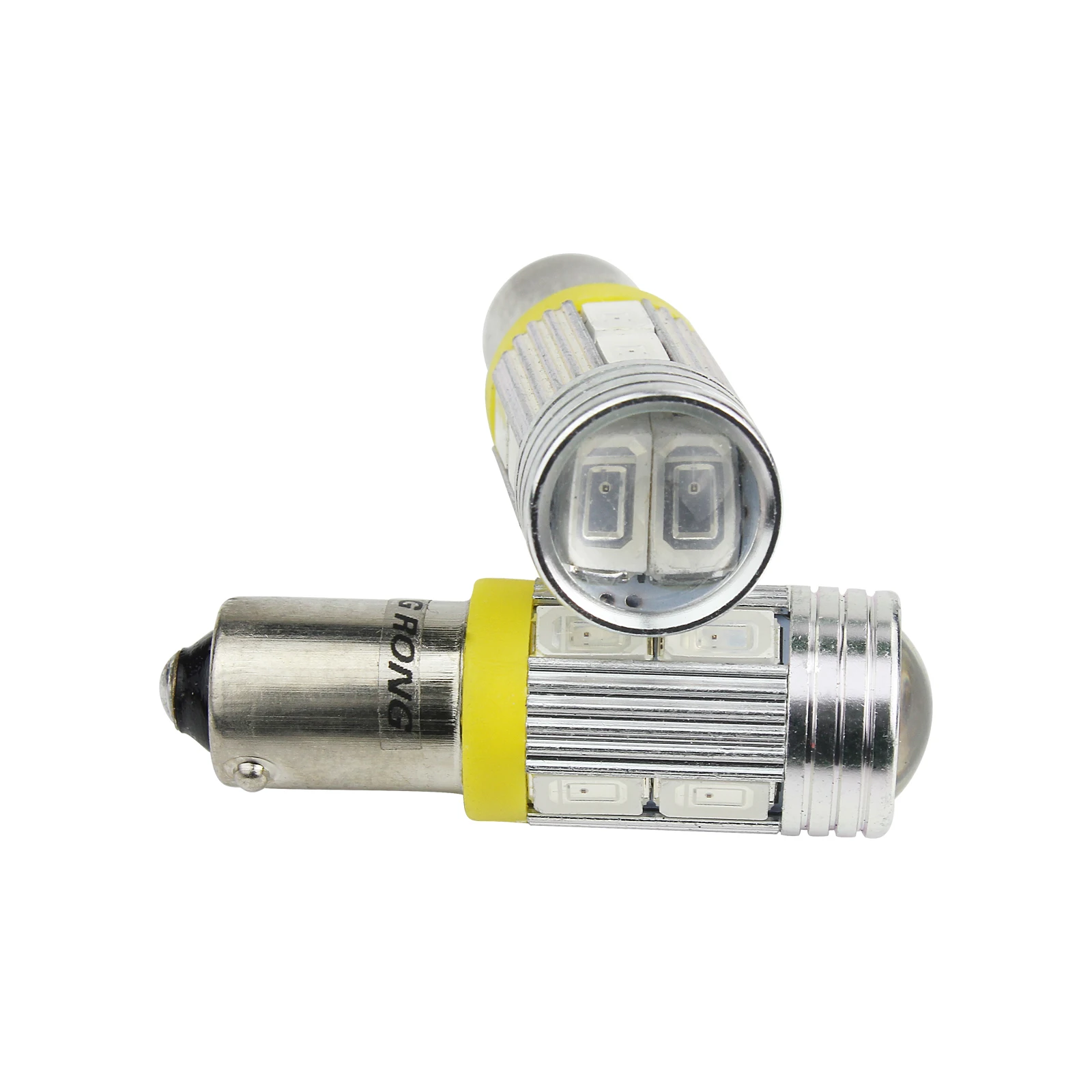 ANGRONG 2x Янтарный BAW9s HY21W 10 SMD 5630 Светодиодный индикатор поворота лампа DRL