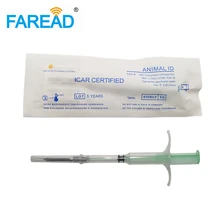 Микрочипованный шприц RFID инжектор микрочипа животного со стеклянной биркой 2,12x12 мм 134,2 кГц стандарт