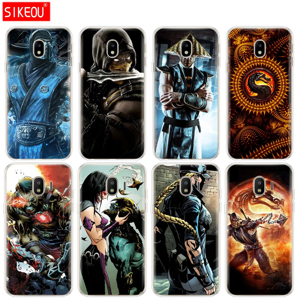 

silicone cover phone case for Samsung Galaxy J3 J5 J7 2017 J330 J530 J730 PRO j2 2018 Scorpion Sub Zero Mortal Kombat x