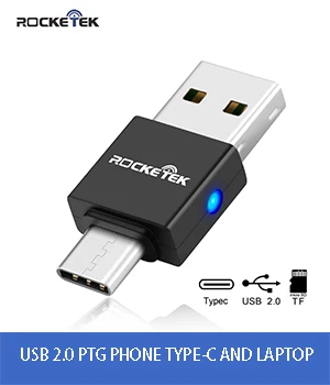 Rocketek в то же время читать 2 карты usb 3,0 multi 2 в 1 устройство чтения карт памяти адаптер SD TF micro SD компьютер аксессуары для ноутбуков