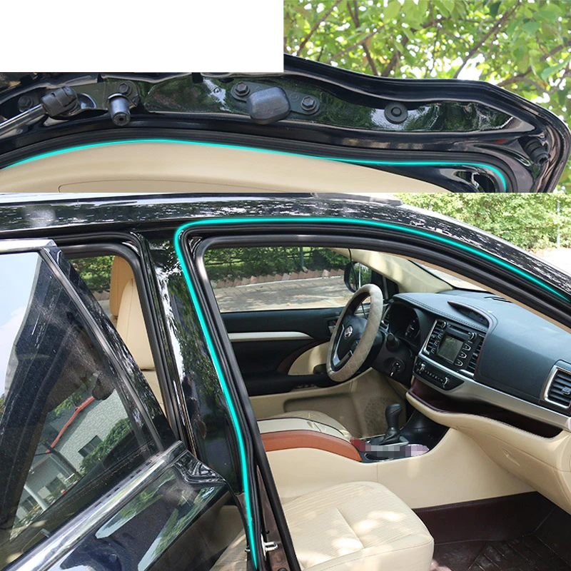 Lsrtw2017 ПВХ автомобильная дверь окно уплотнительные полосы для opel astra h J Insignia Mokka corsa vectra c