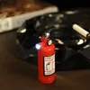 Creativo encendedor de Gas compacto con luz LED butano encendedor inflado de Gas extintor de fuego Barra de encendedor de Metal Juguetes Divertidos ► Foto 3/3