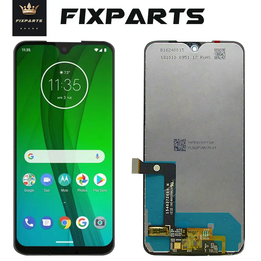 Goedkoop Originele Voor Moto Rola Moto G7 XT1962 Lcd G7 Spelen Display Touch Screen Sensor Panel Digiziter Vergadering Nieuw Voor Moto g7 Power Lcd