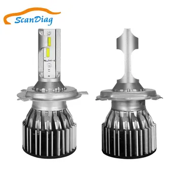 

SCANDIAG H4 (9003/HB2) 7600LM LED Headlight Bulbs Conversion Kit.Hi/Lo Beam Headlamp Headlight Replacement, 6000K White-1 Pair