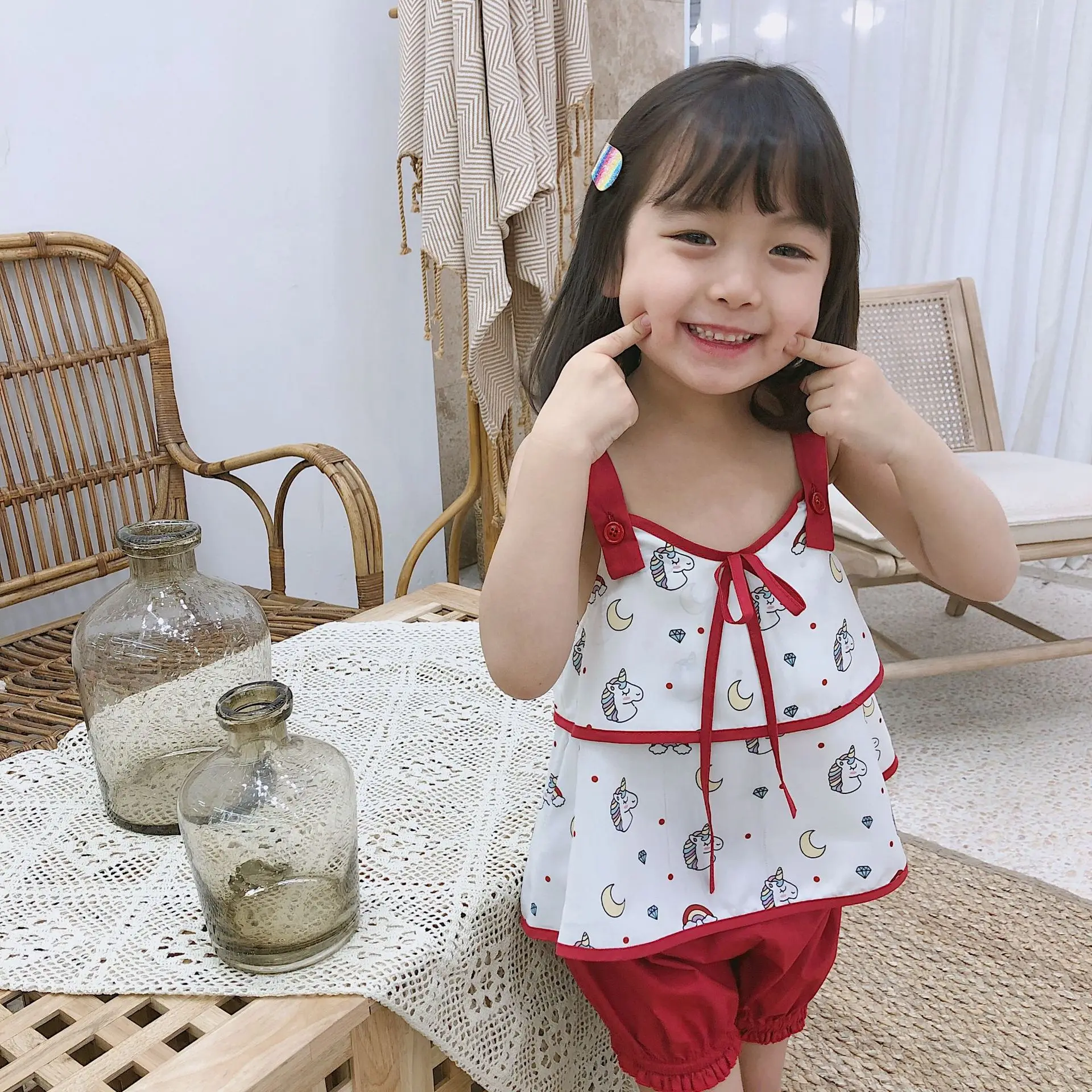 

unicorn girls sets clothing summer kids clothes 2019 christmas outfits korean baby girl fashion cartoon pullover thanksgiving