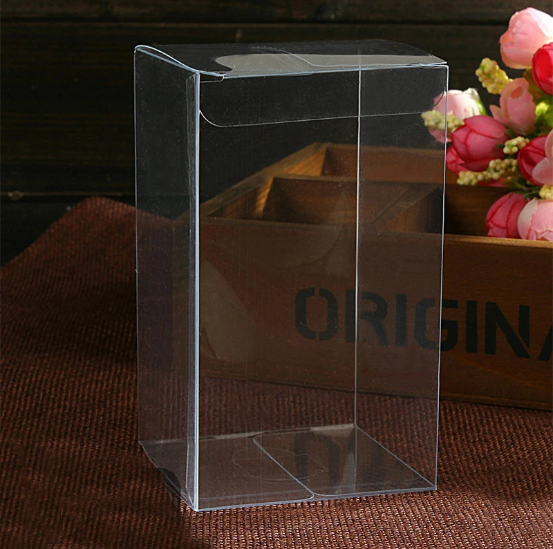 200pcs 4x4x6 Jewelry Gift Box Clear Boxes Plastic Box Transparent Storage Pvc Box Packaging Display Pvc Boxen For Wed/christmas 40 pcs watch display stand plastic watch holder clear watch stand plastic jewelry stand