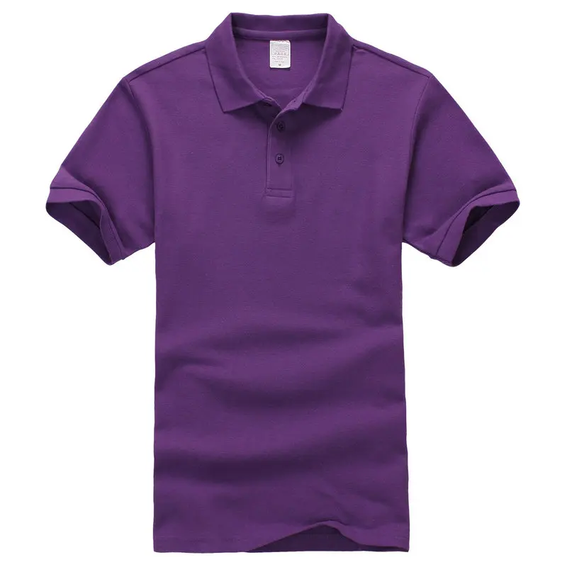 14 цветов, летняя мужская рубашка поло, простой стиль, хлопок, трикотажная, короткий рукав, мужские футболки, дышащие, 3XL, европейский размер - Цвет: European Size