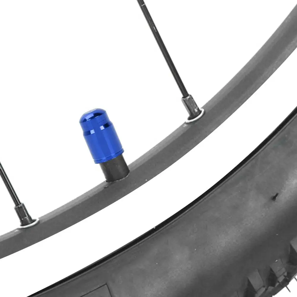 Пылезащитный 50 шт из алюминиевого сплава, анодированный шиномонтаж Schrader воздушный клапан против пыли крышки 'колеса велосипеда воздушные