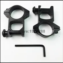 2 пары высокопрофильных " кольцо для прицела Пикатинни Вивер рельс лазерный факел крепление 4 шт