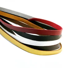 1 м/лот, 8 мм, замшевый плоский кожаный браслет, искусственные бархатные шнурки, веревка, нить, ожерелье, сделай сам, ювелирное изделие, FXU004-02