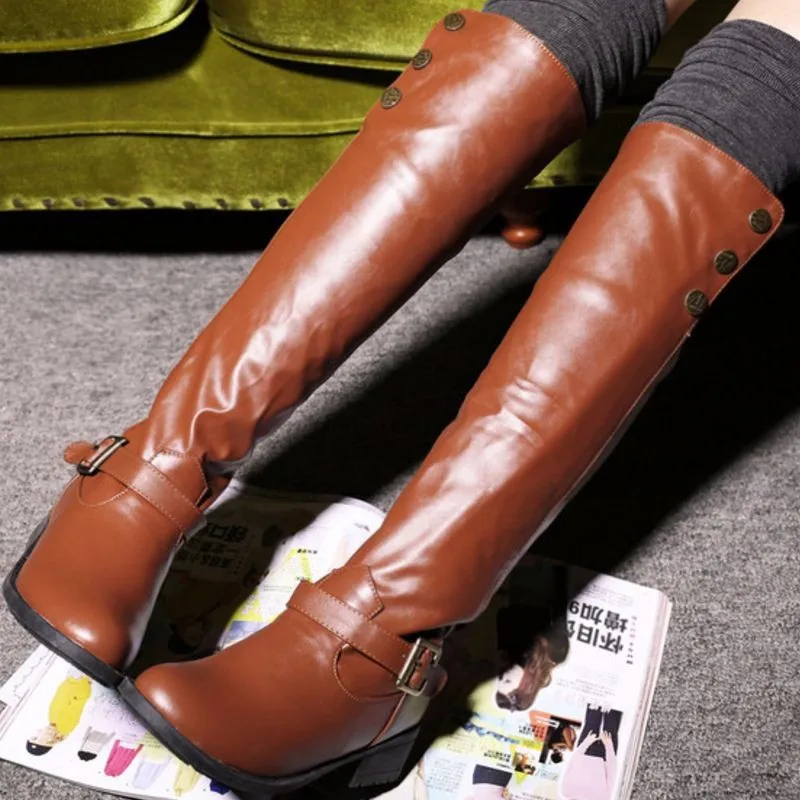 KemeKiss/Новое поступление; зимние женские сапоги до колена; цвет черный, желтый, коричневый; полусапожки на плоской подошве; осенне-зимняя обувь; женская обувь; размеры 34-43